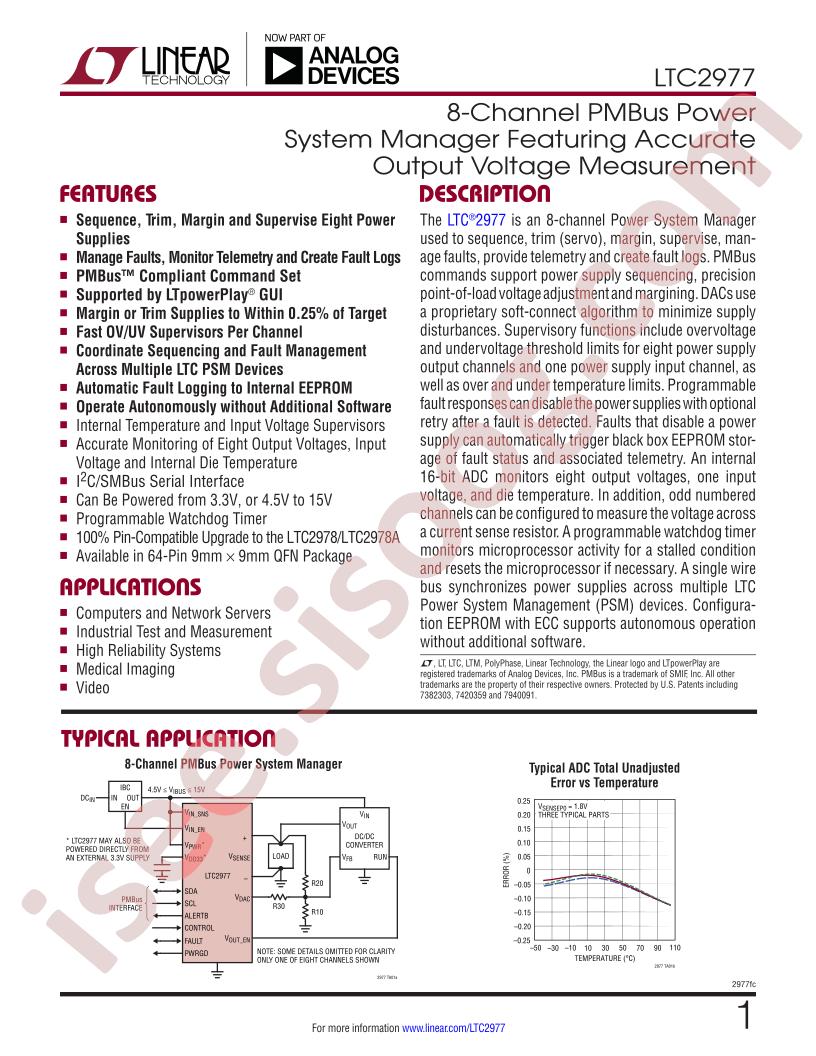 LTC2977 Datasheet