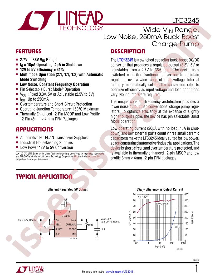 LTC3245 Datasheet