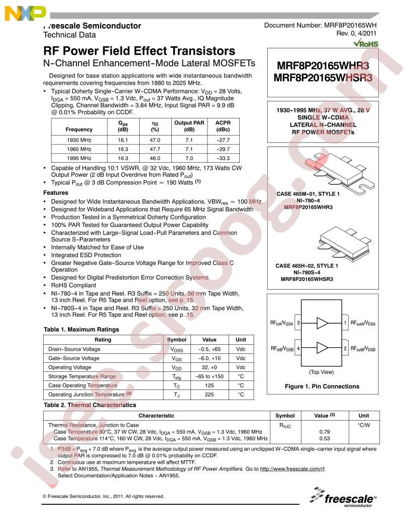 MRF8P20165WH