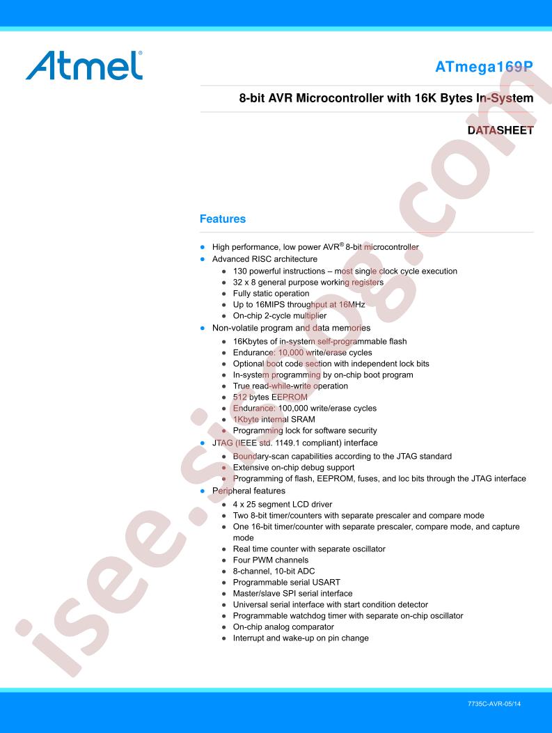 ATMEGA169(P) Automotive