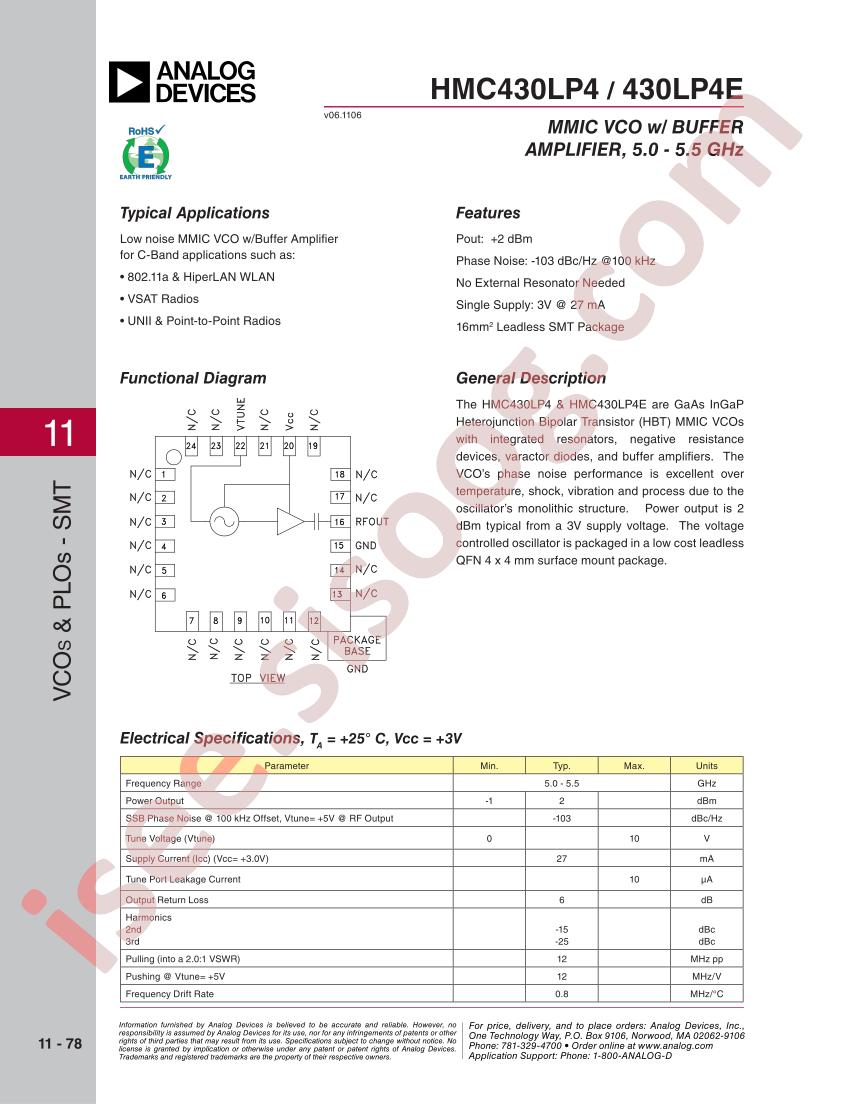 HMC430LP4(E)