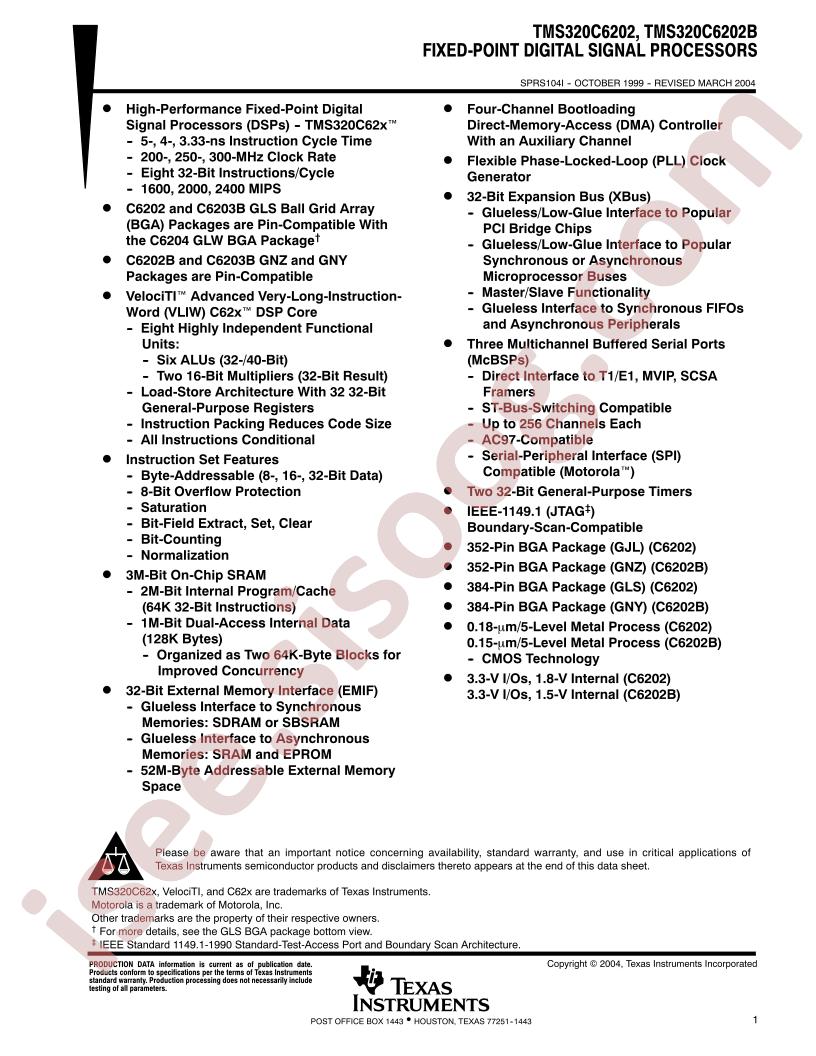 TMS320C6202(B)