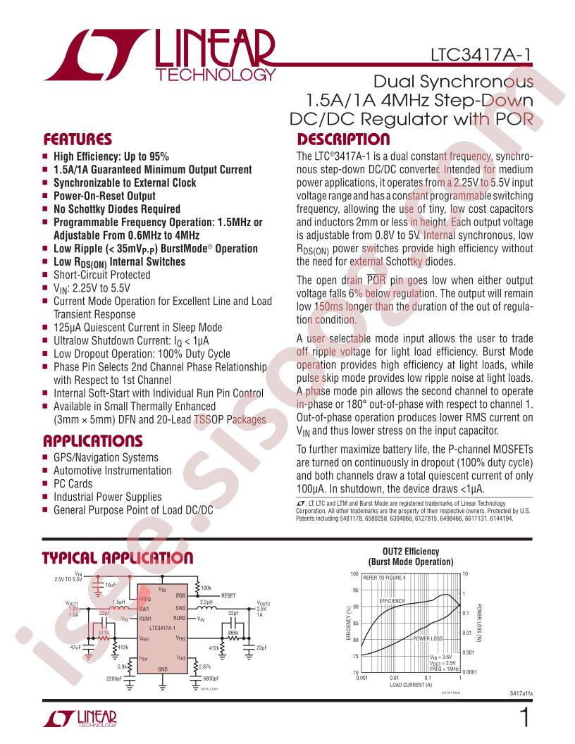 LTC3417A-1