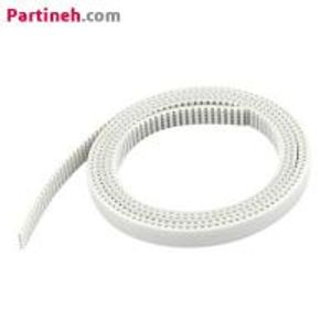 تسمه متری GT2 عرض 6 میلیمتر مغزی نخ استیل رنگ سفید