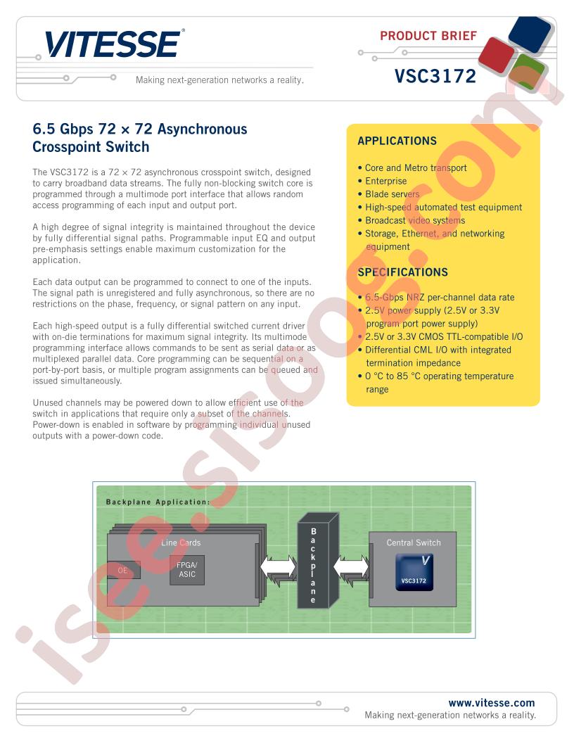 VSC3172 Brief