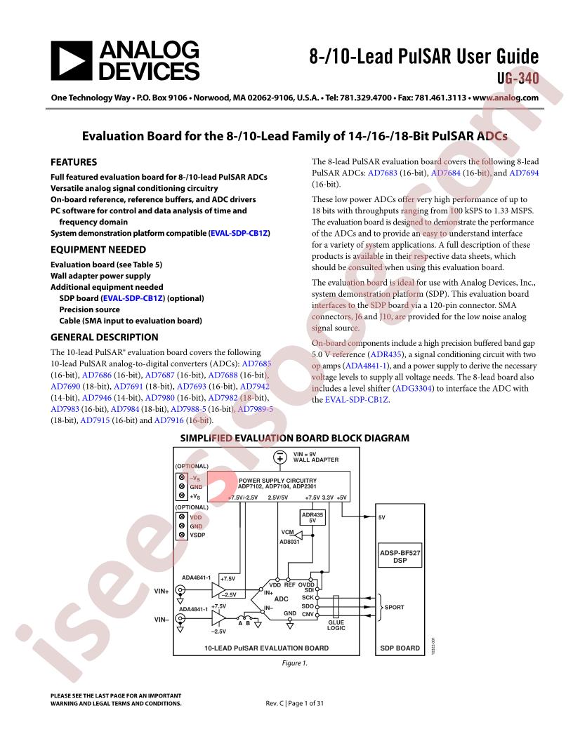 8-/10-Lead PulSAR User Guide