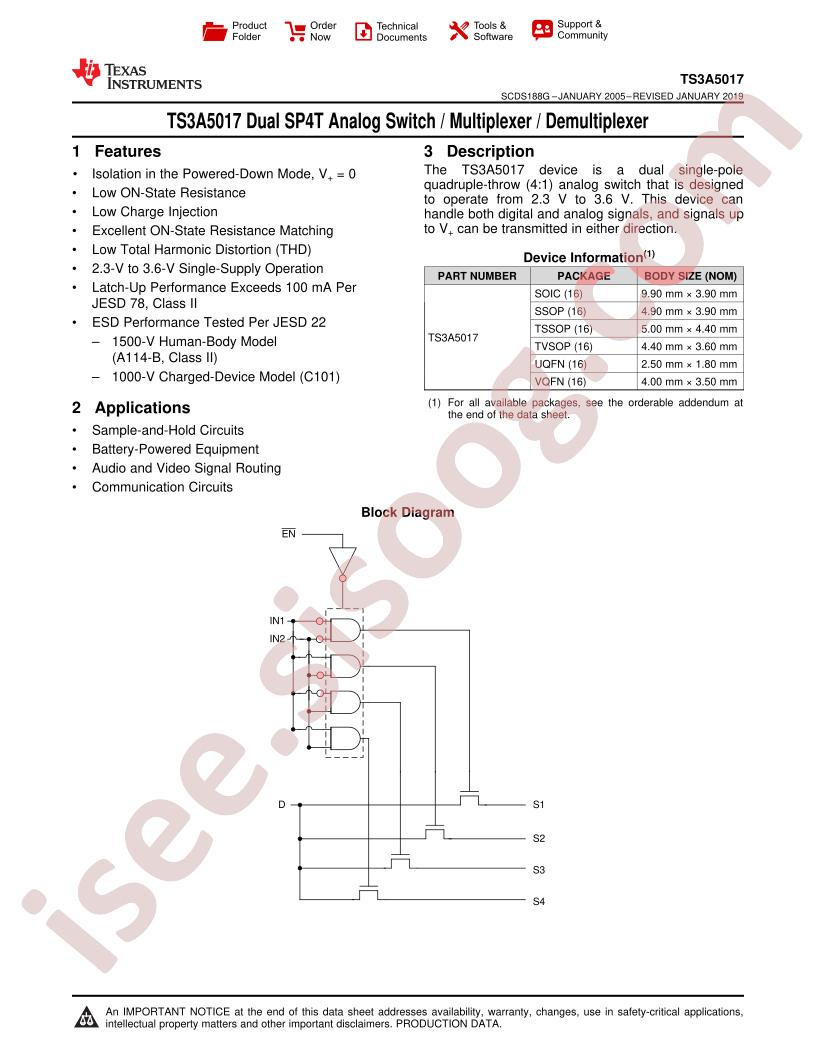 TS3A5017