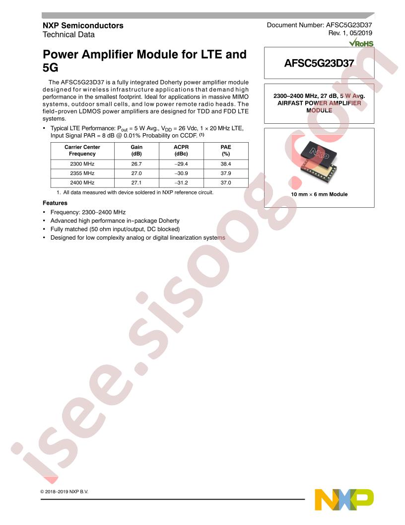 AFSC5G23D37 Datasheet