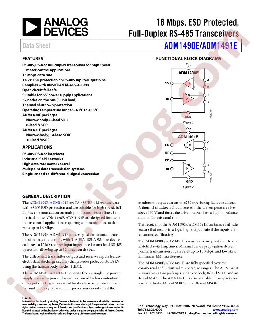 ADM1490E,91E