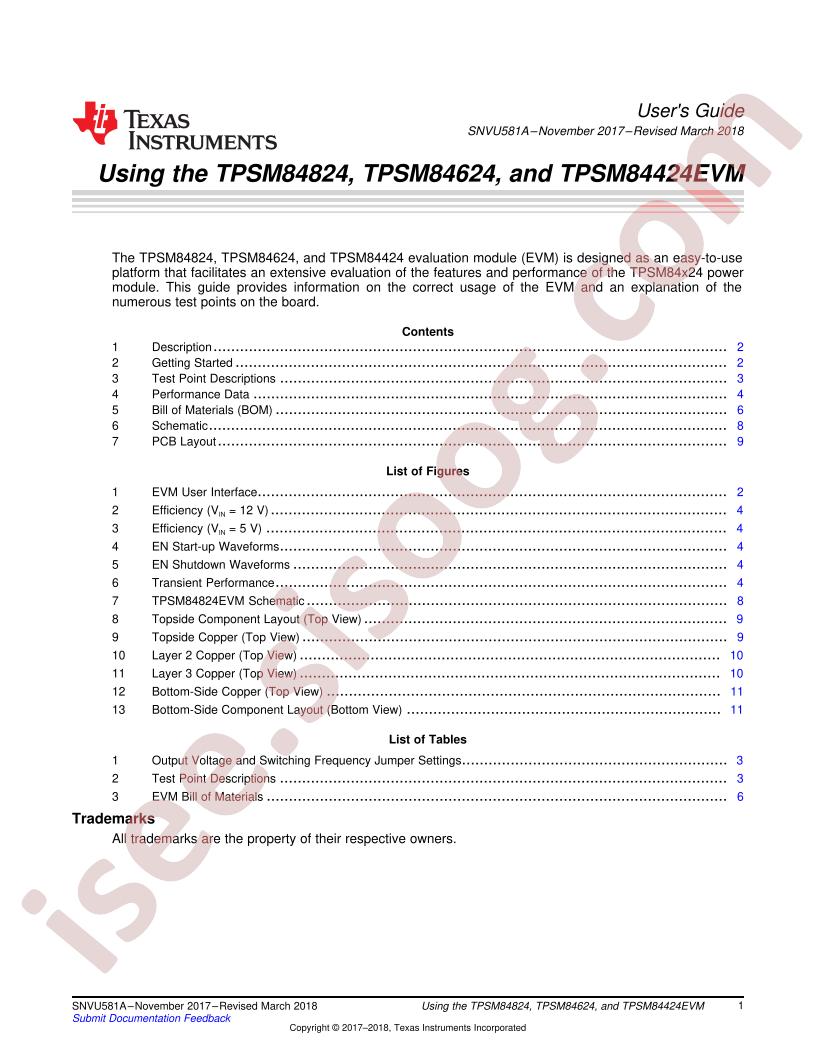 TPSM84824, 84424 EVM User Guide