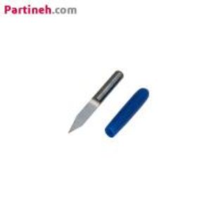 ابزار حک و تراش دستگاه CNC شفت 3.175 با زاویه 30 درجه و قطر 0.1 میلیمتر