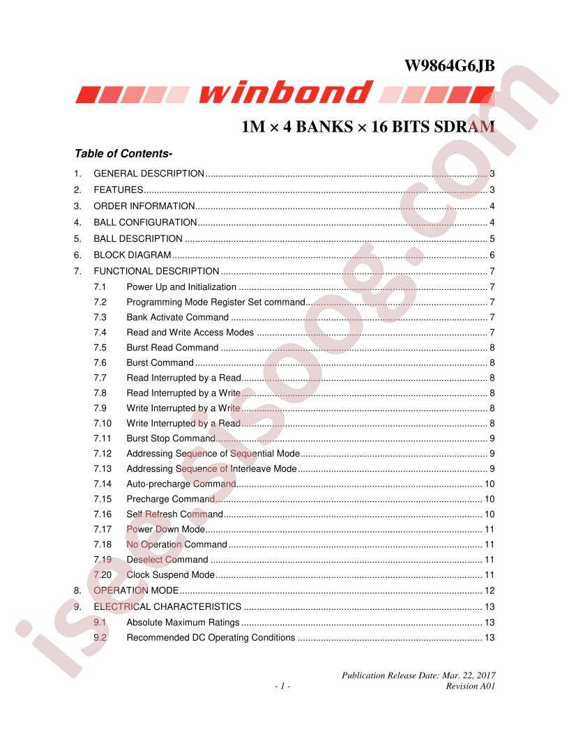 W9864G6JB