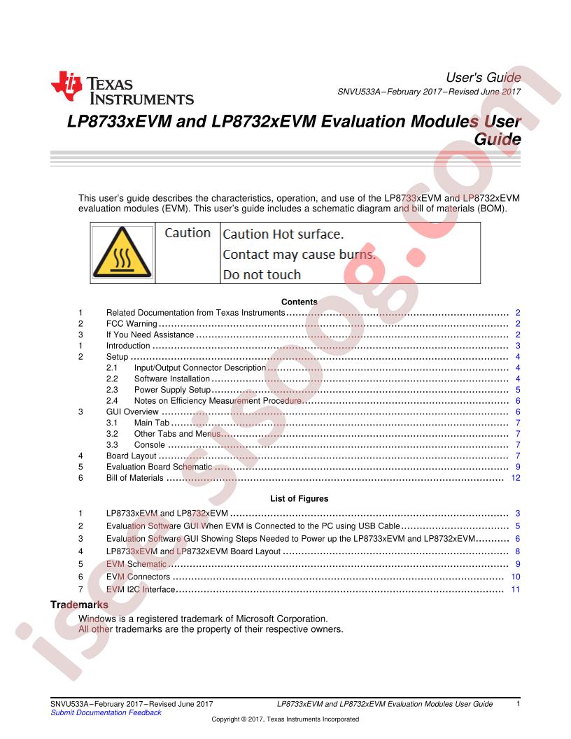 LP8733x, 32x EVM User Guide