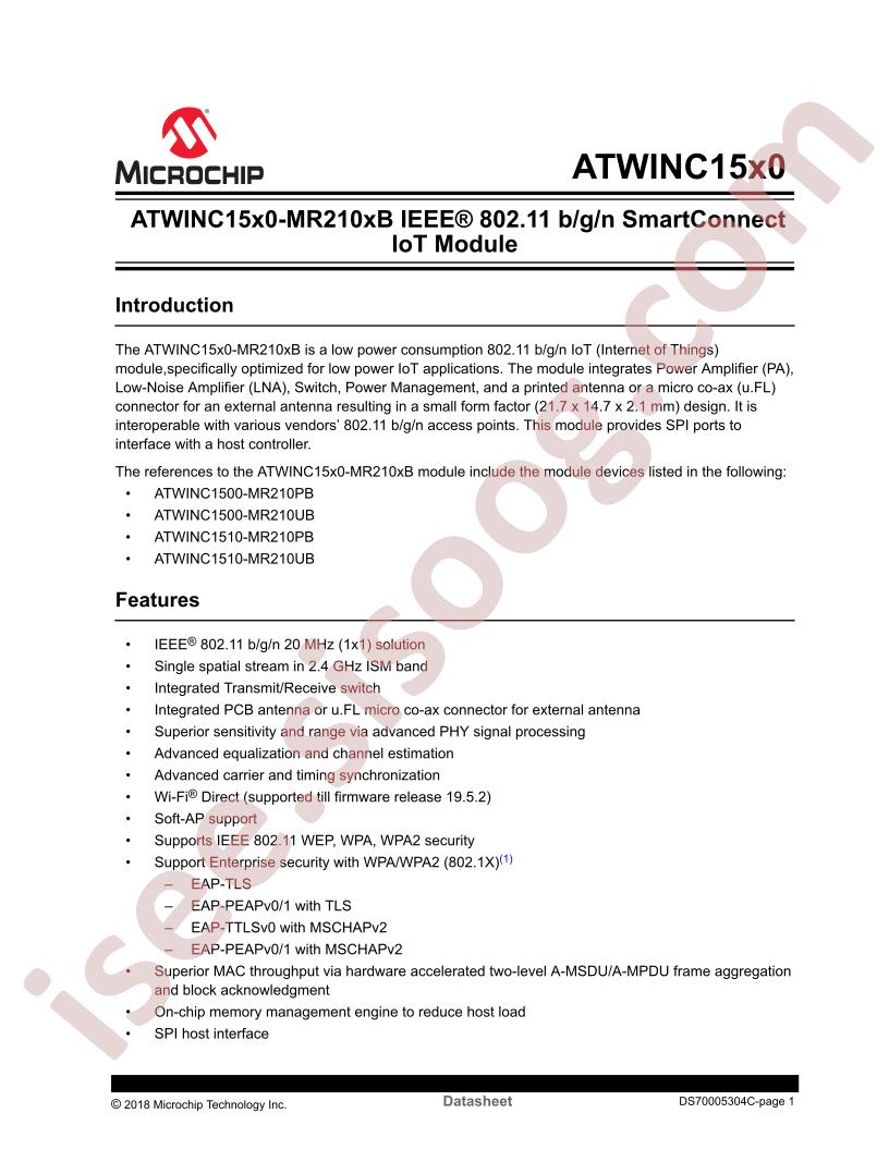 ATWINC15x0-MR210xBB