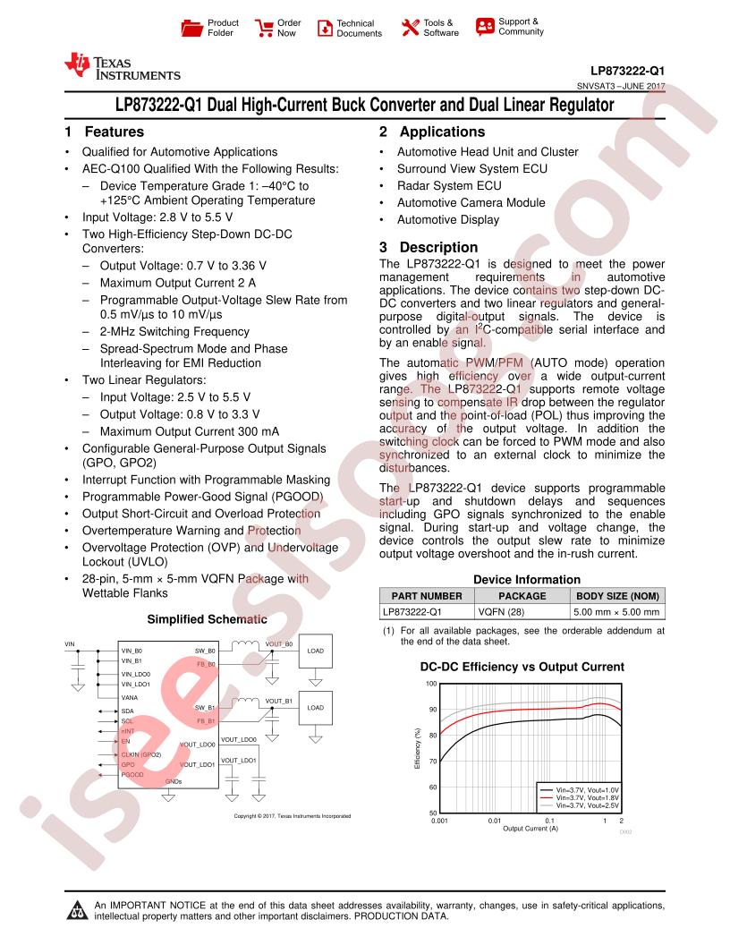 LP873222-Q1 Datasheet