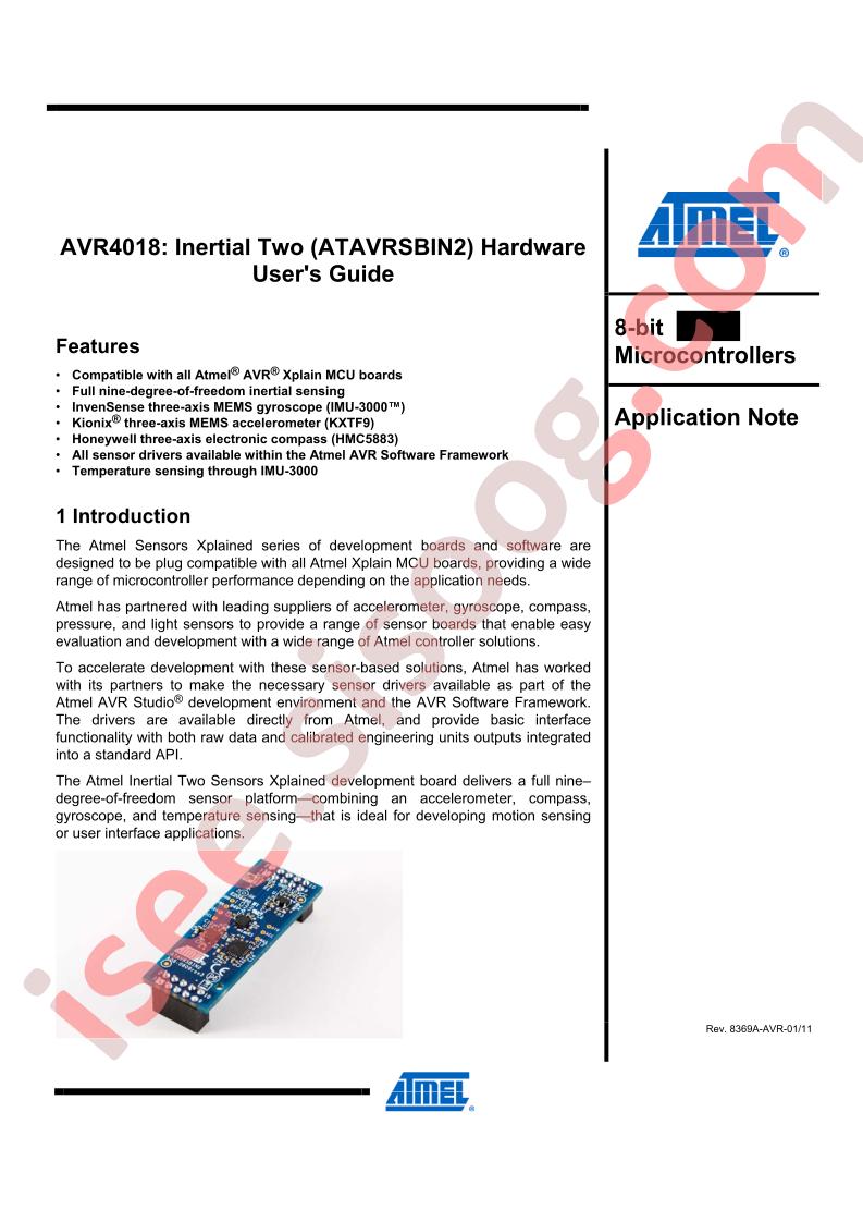 ATAVRSBIN2 Hardware Guide