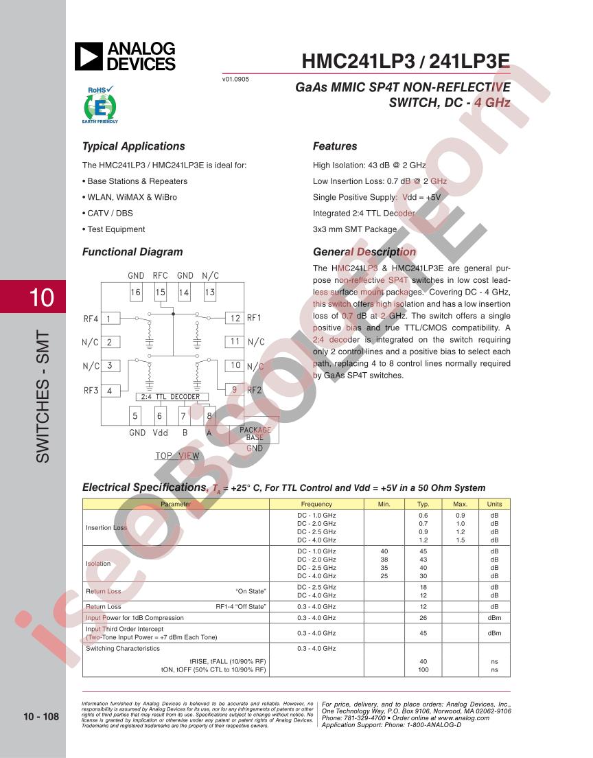 HMC241LP3,E
