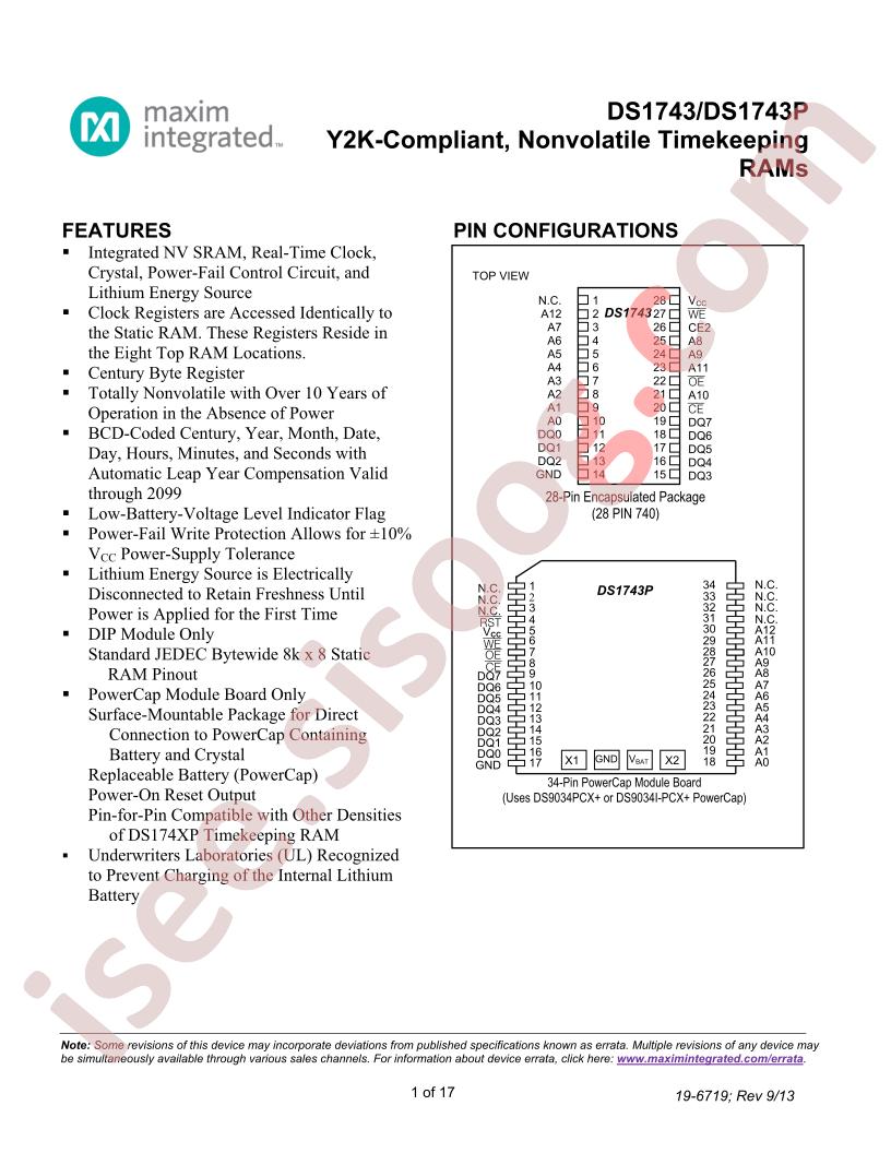 DS1743(P)