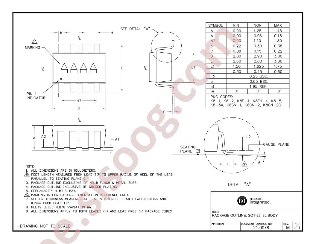 SOT-23-8 Package Dwg