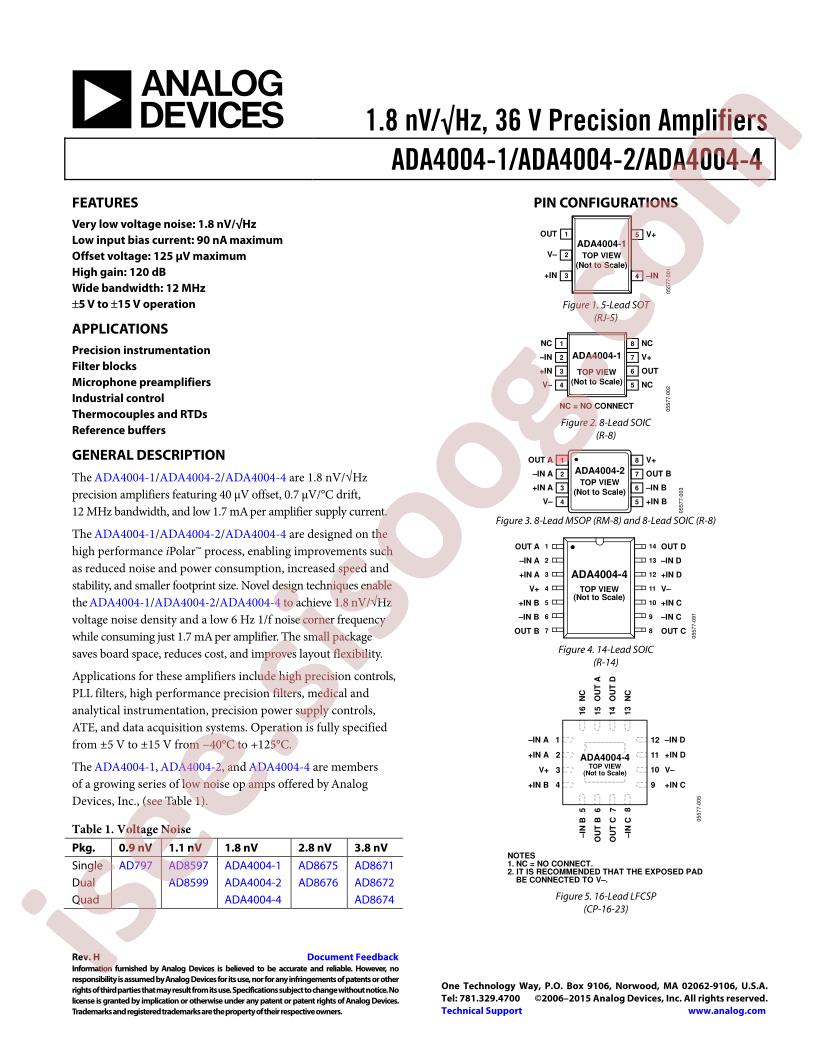 ADA4004-1,-2,-4