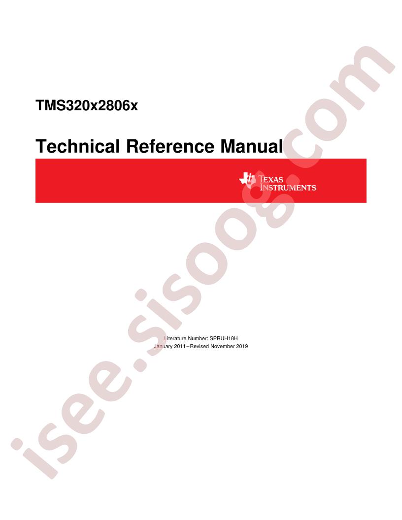 TMS320x2806x Tech Ref Manual