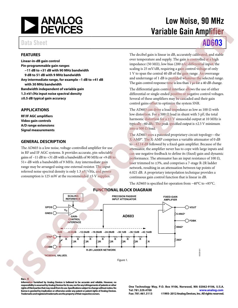 AD603