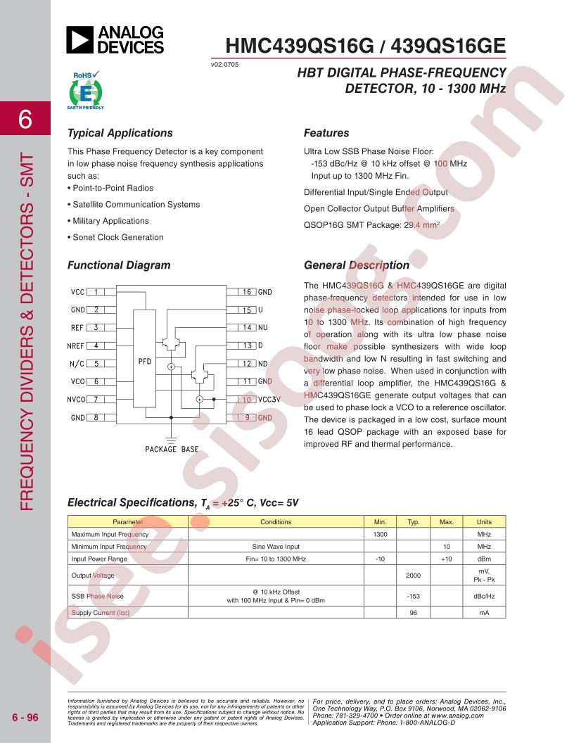 HMC439QS16G/E