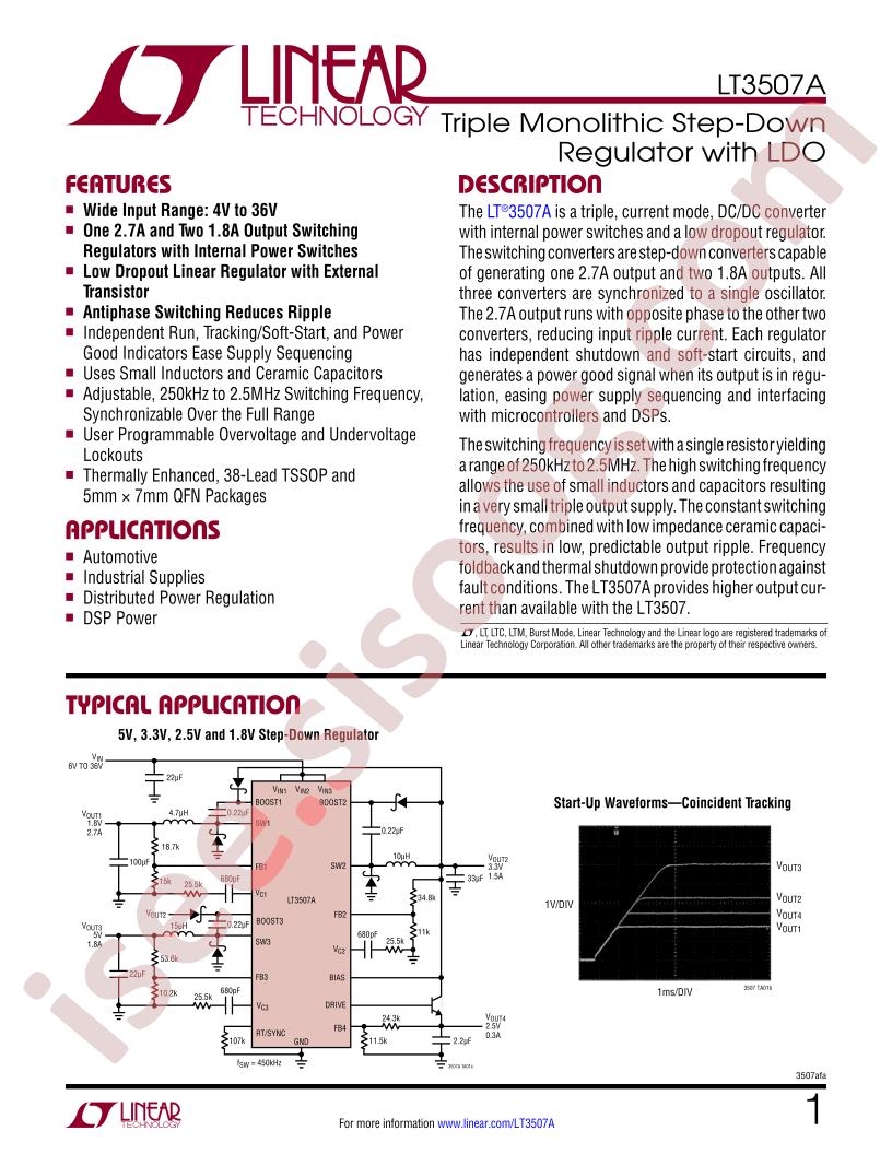 LT3507A Datasheet