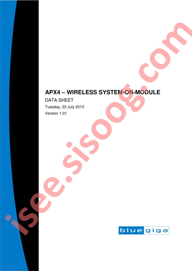 APX4 Datasheet