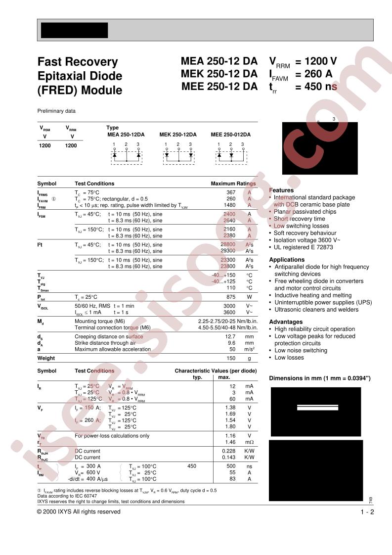 ME(A,E,K)250-12DA