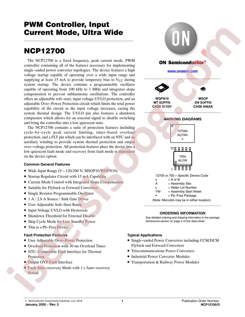 NCP12700