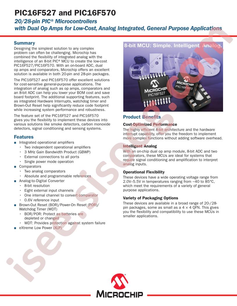 20/28-pin PIC® Microcontrollers