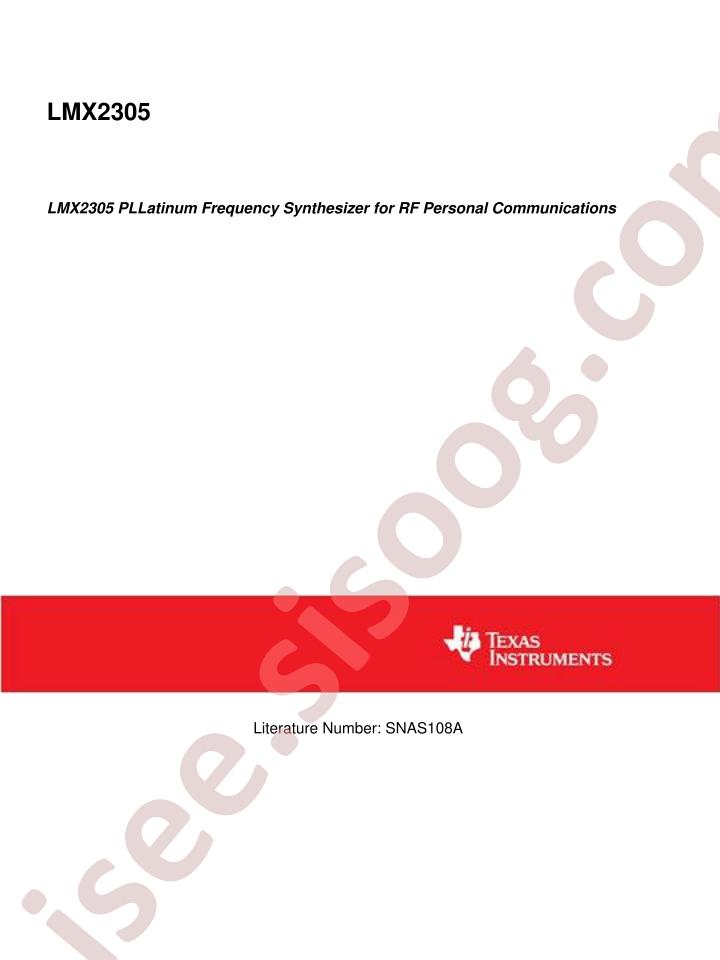 LMX2305