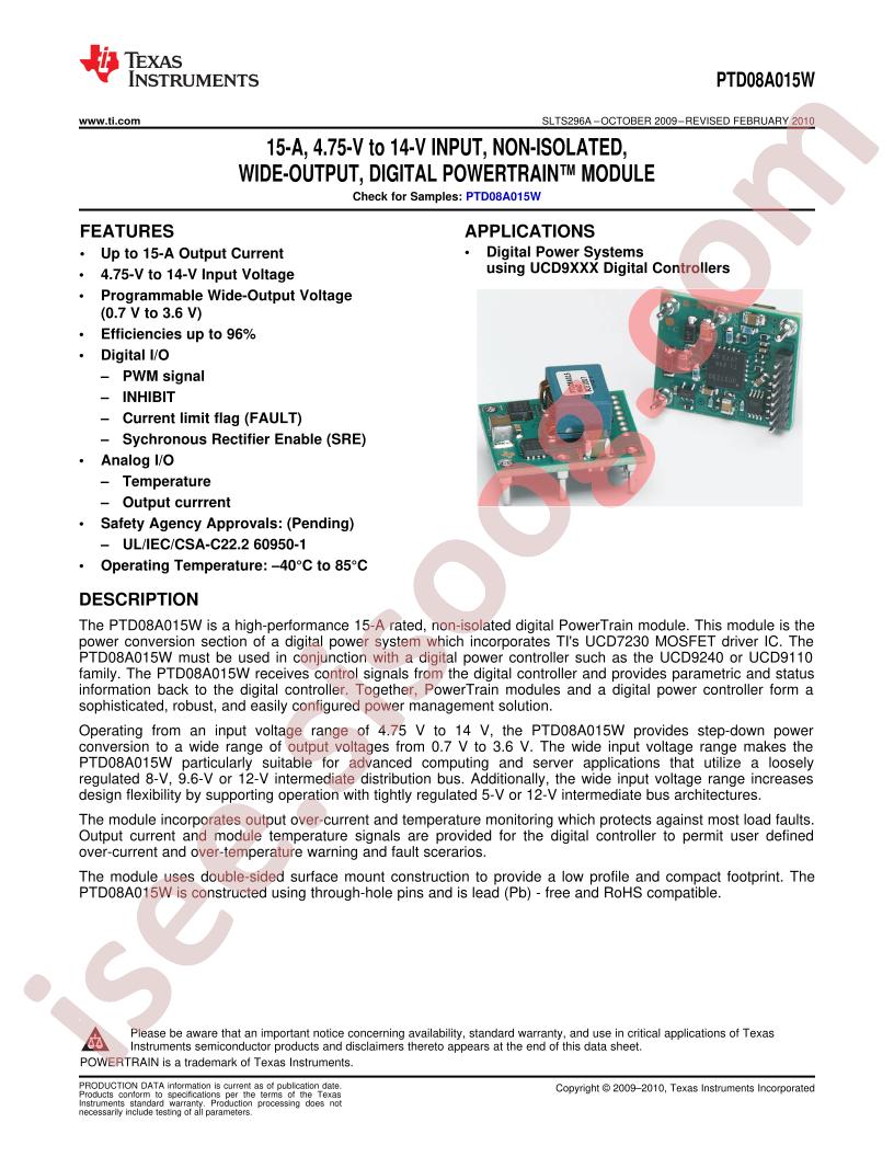 PTD08A015W