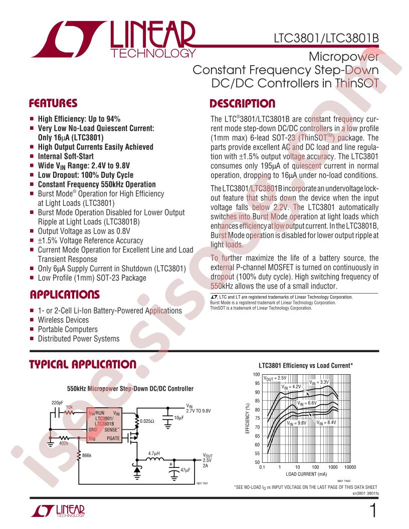 LTC3801/B