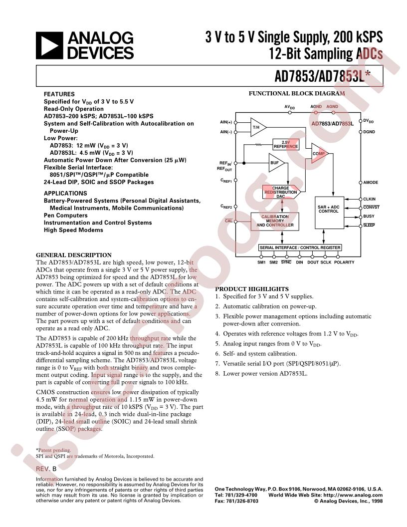 AD7853(L)