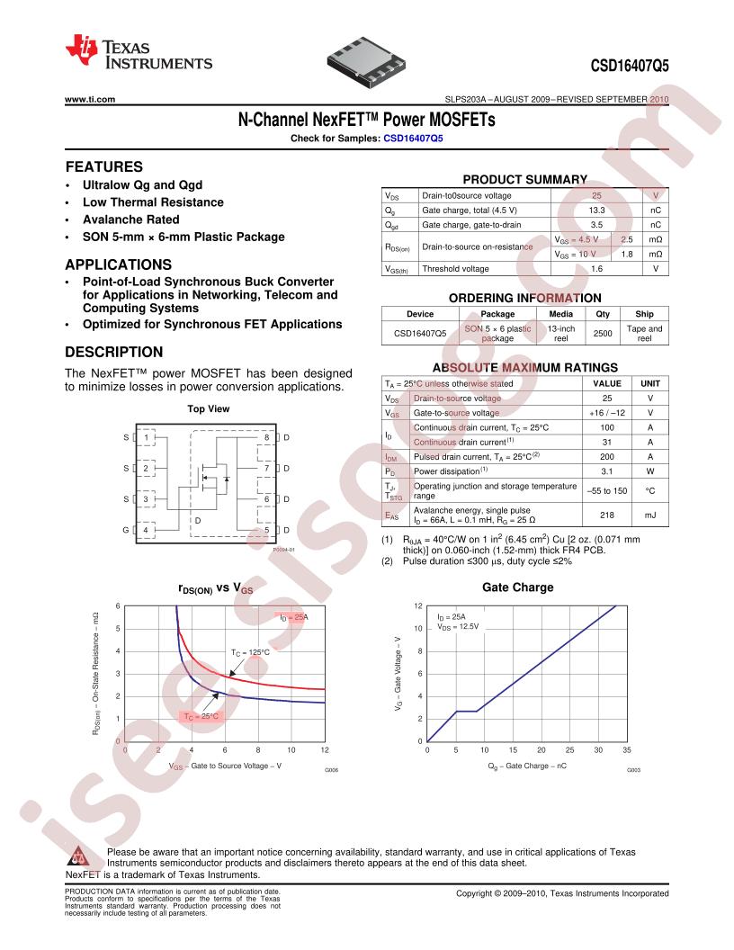 CSD16407Q5