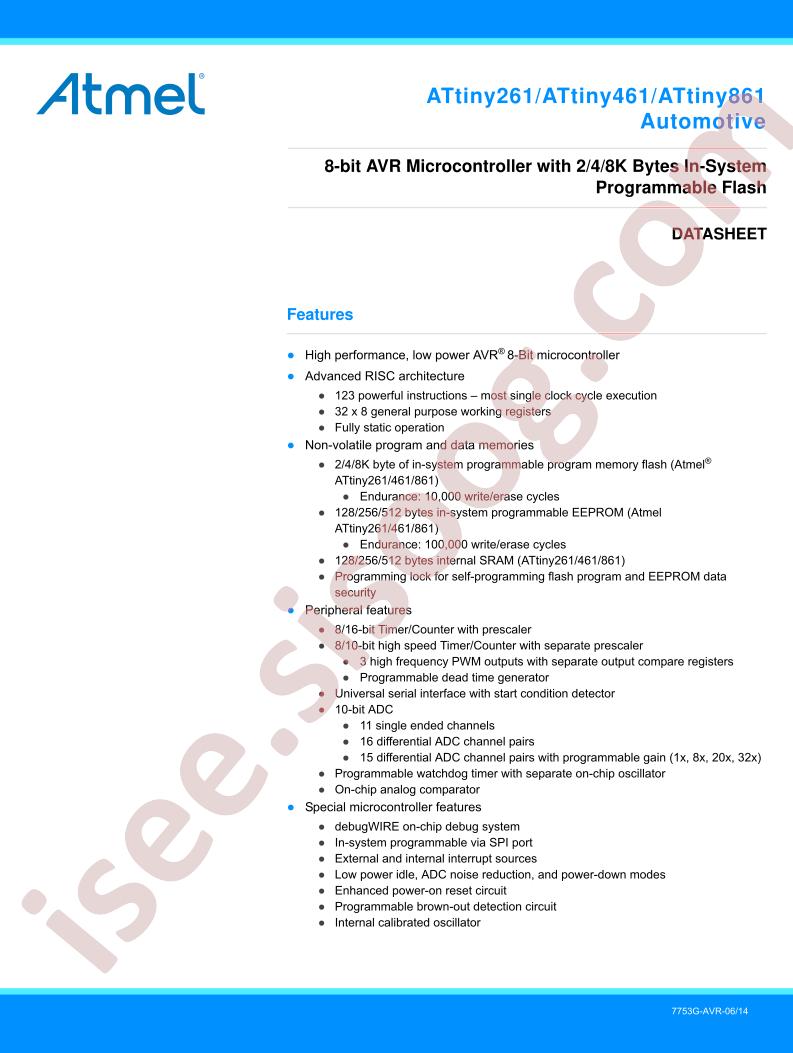 ATTINY261/461/861 Auto