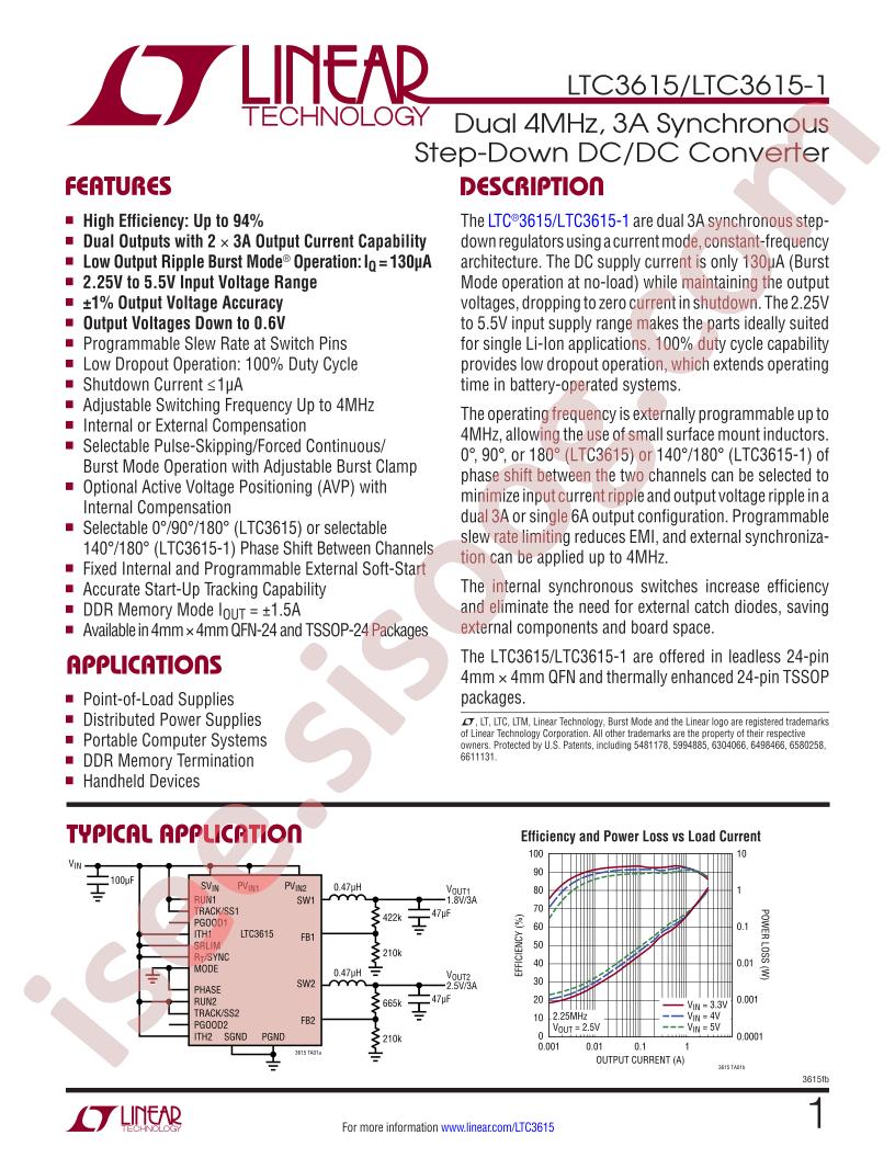 LTC3615,-1 Datasheet