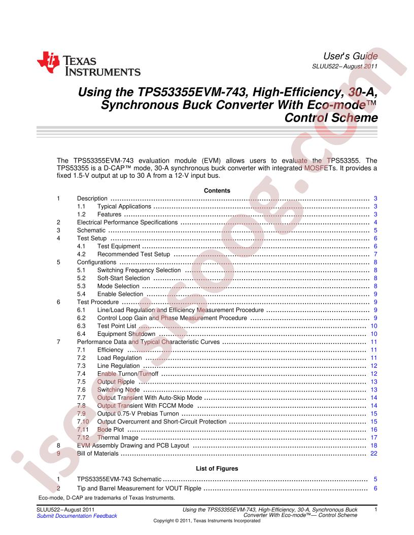 TPS53355EVM-743 User Guide