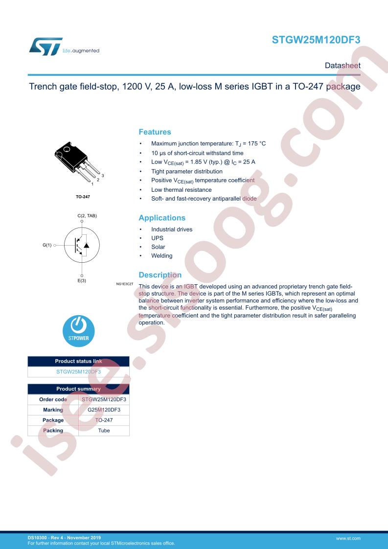 STGW(A)25M120DF3