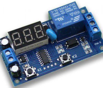 ماژول تایمر 12 ولت قابل تنظیم همراه با رله و نمایشگر