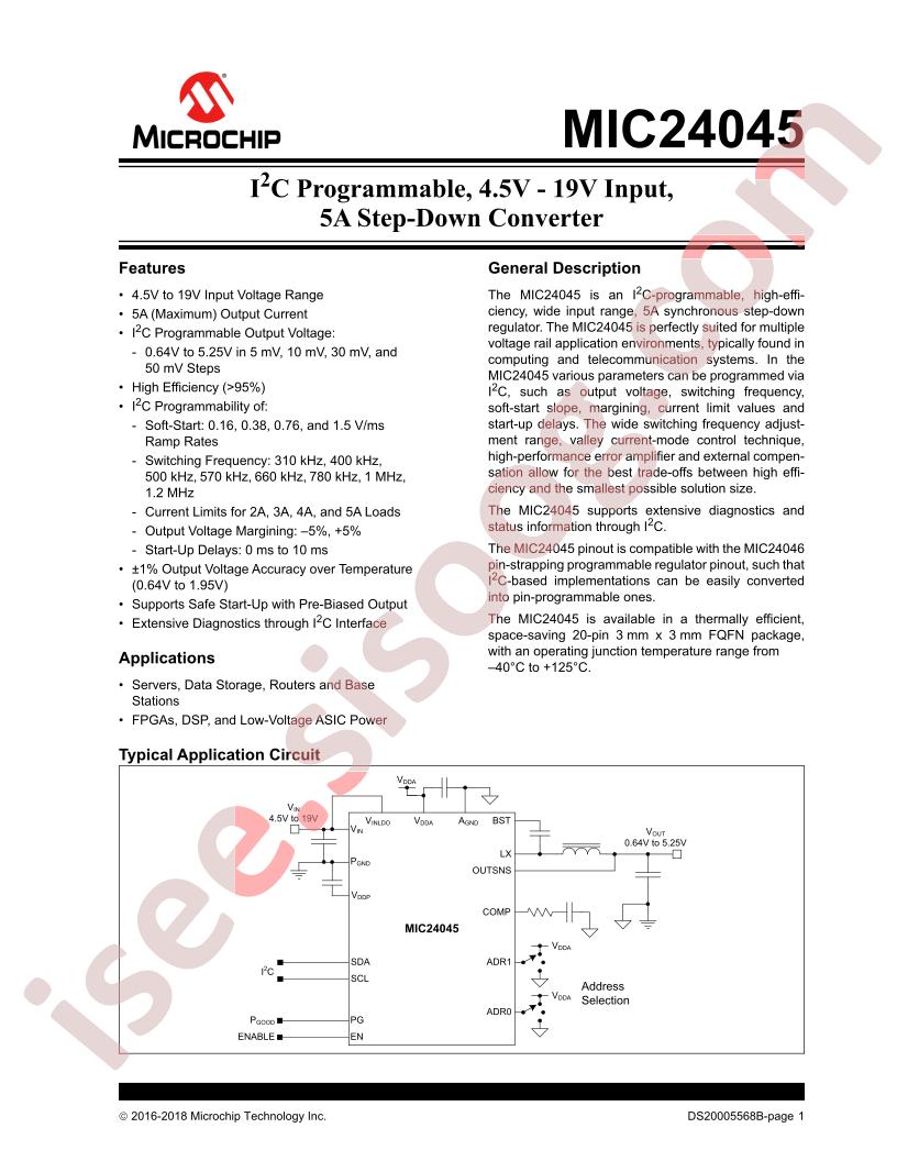 MIC24045 Datasheet