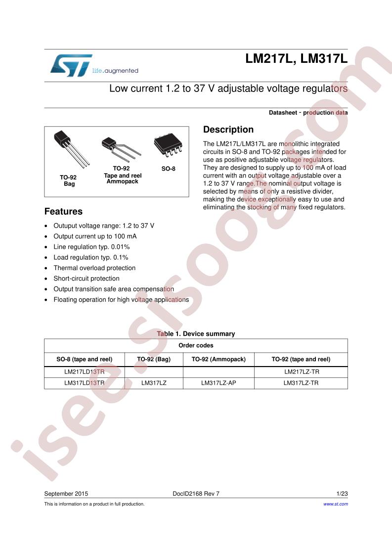 LMx17L Datasheet