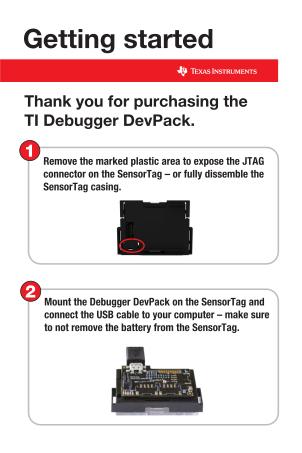 DEVPACK-DEBUG Quick Start Guide