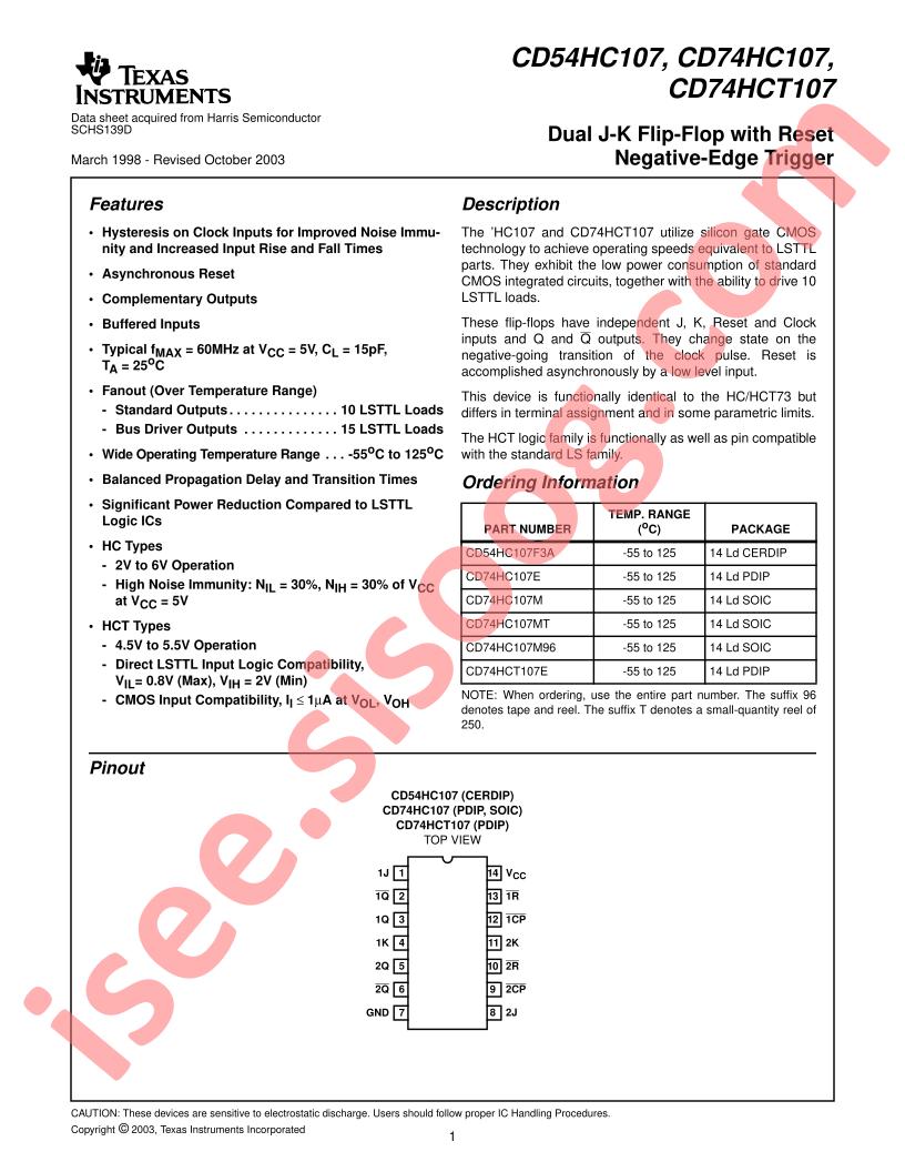 CD54,74HC(T)107