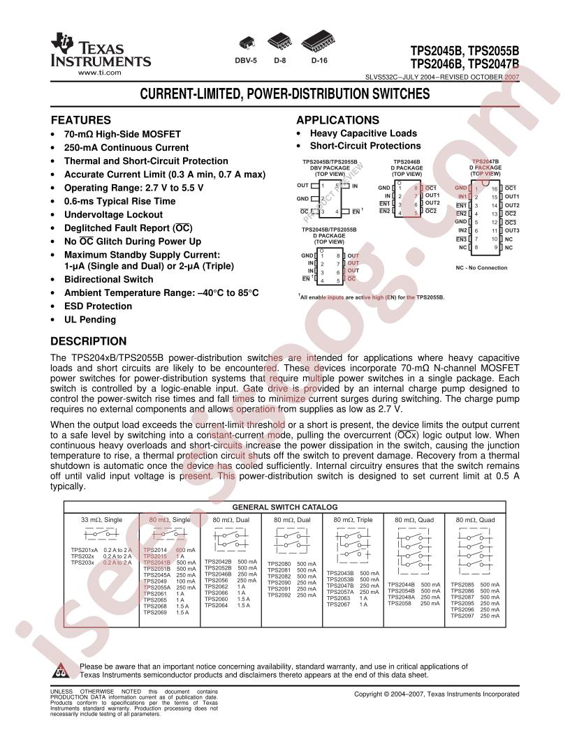 TPS2045B/55B/46B/47B
