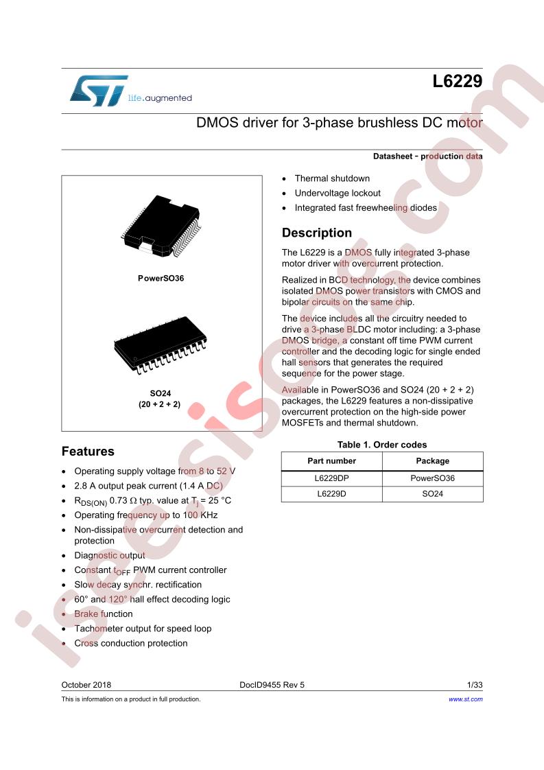 L6229  Datasheet