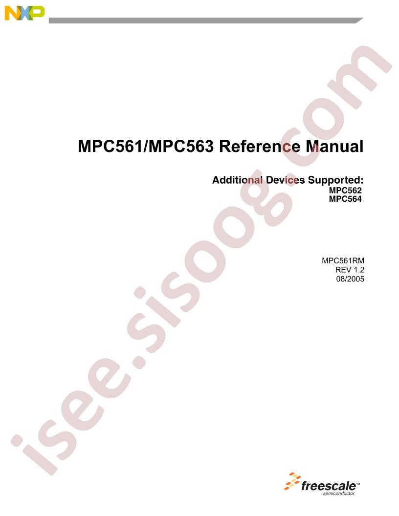 MPC561/563 Ref Manual