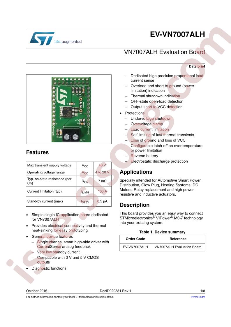 EV-VN7007ALH Brief